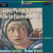 CD Telemann - W.F. Bach - Sonates pour 2 flûtes - Larrieu/Grossi - 1997
