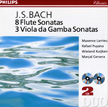 CD Bach - 8 sonates Larrieu/Puyana/Kuijken Cervera - 1967